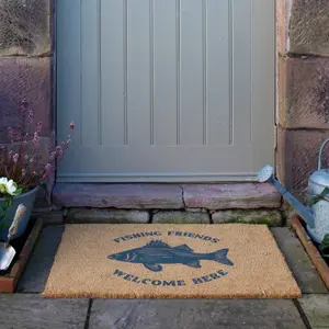 Fishing Friends Welcome Doormat (90 x 60cm)