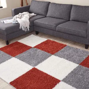 Myshaggy Collection Rugs Geometric Design  381 Terra