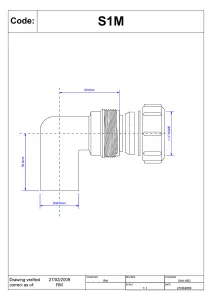 McAlpine S1M 1.25" Conversion Bend