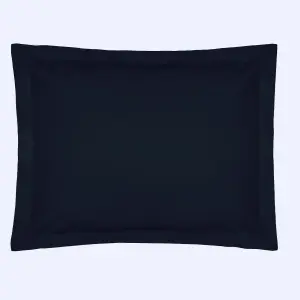 Belledorm Easycare Percale Oxford Pillowcase Navy (One Size)