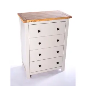 Argenta 4 Drawer Chest of Drawers Brass Knob