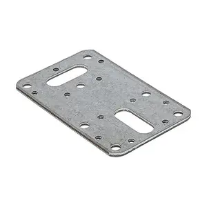 TIMCO Flat Connector Plates Galvanised - 62 x 100