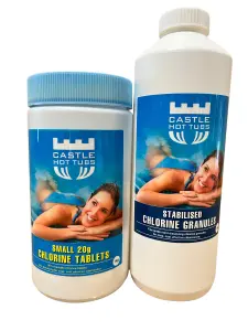 5kg Castle Hot Tubs Chlorine Tablets - 200g