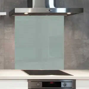 Premium 90cm x 75cm 6mm Glass Green Fresh Foliage Kitchen Splashback Toughened