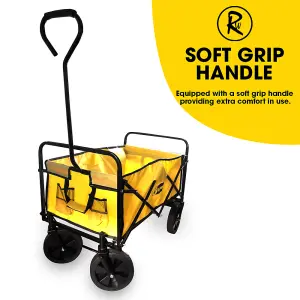 RocwooD Folding Trolley Cart 70KG Festival Garden Outdoor