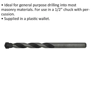 High-Quality 9 x 120mm Rotary Impact Drill Bit for Masonry Work