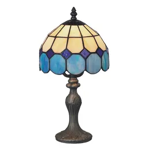 Springport Table Lamp Beige/Blue