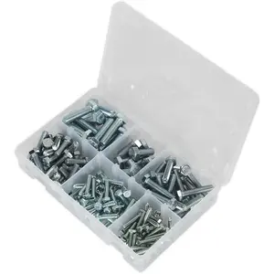 150 Piece High Tensile Setscrew Assortment with Storage Box - M5 to M10