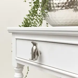 Melody Maison Silver Penguin Drawer Knob