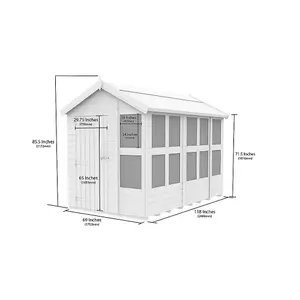 DIY Sheds 10x6 Apex Potting Shed (10ft x 6ft) 10 x 6