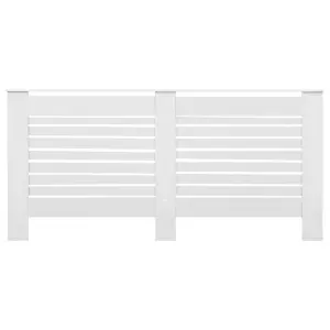 Radiator Cover White 172x19x81.5 cm MDF