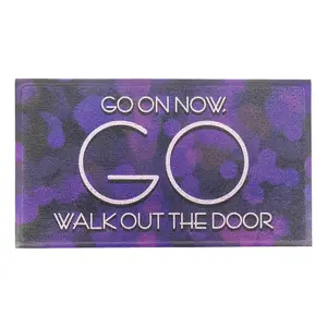 Go On Now Go Doormat (70 x 40cm)