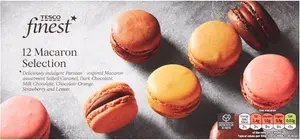 Tesco Finest 12 Macaron Selection 132G