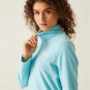 Regatta Women's Blue Sweethart Lightweight Half-Zip Fleece, Size: 14