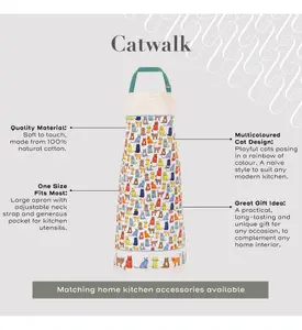 Catwalk Animal Print 100% Cotton Apron