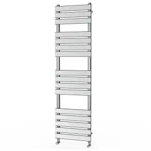 Rinse Flat Panel Chrome Towel Radiator Bathroom Heated Towel Rail 1600x450mm