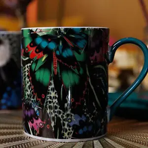 Mikasa x Sarah Arnett 350ml Mug with Butterfly Print