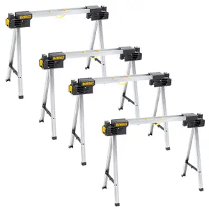 4X Dewalt Heavy Duty Portable Saw Horse Work Support Stands 2 Pairs DWST1-75676