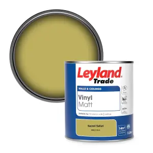 Leyland Trade Vinyl Matt Walls & Ceilings Emulsion Paint Secret Safari (PPG1110-4) 1L