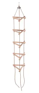 Swingan - 5 Steps Triangle Climbing Rope Ladder - Fully Assembled