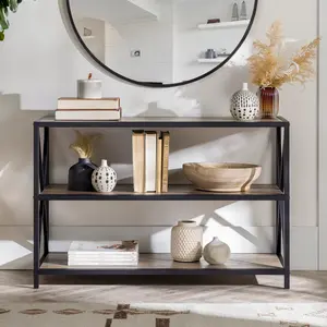 Bremer Bookcase Grey Wash