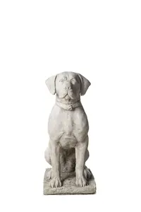 Large Life-size Hunting Dog Stone garden ornament