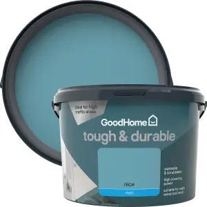 GoodHome Durable Nice Matt Emulsion paint, 2.5L