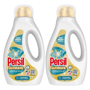 Persil Ultimate Liquid Detergent Fresh & Mild Stain Removal 31 Washes 837ml, 2pk