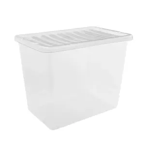 simpa 80L Plastic Storage Boxes - Set of 5