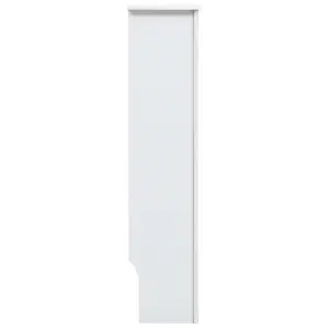 Berkfield Radiator Cover White 112x19x81.5 cm MDF