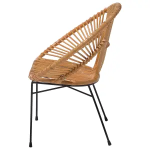 Dining Chair SARITA Rattan Natural