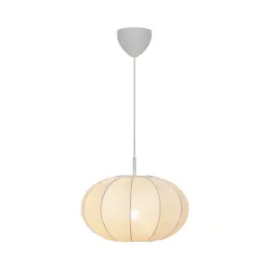 Nordlux Aeron 40 Indoor Pendant Ceiling Light in White (Height) 30cm