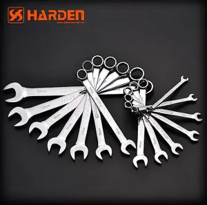 HARDEN combination spanners set 14 pcs sizes 8-24mm CrV steel (HAR 540101)