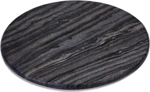 Ehc Large Cheese Board Chopping Board for Kitchen, Serving Board Platter Tray Marble Grey 30cm Chapati Board