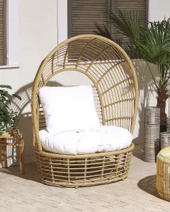 Garden Chair LIDO Rattan Beige