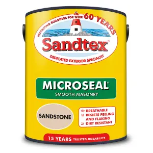 Sandtex Ultra smooth Sandstone Masonry paint, 5L