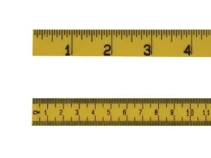 R.S.T. Sybren 1M Plastic Folding Rule with Metric and Imperial Measurements