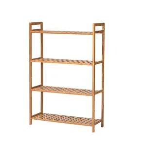 4 Tier Bookshelves Home Office Bookcase Shelf Storage Organizer for Bedroom Living Room Home Office 680mm(W)