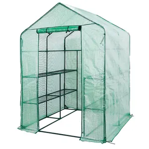 Greenhouse 8 shelf With PE Cover 23034