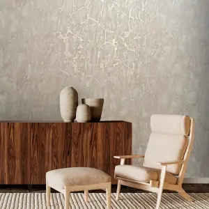 Vasari Enzo Marble Taupe Wallpaper