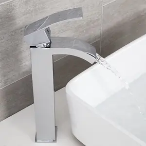 Nes Home Arke Waterfall High Rise Basin Mono Mixer Tap