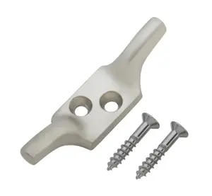 Satin Nickel-plated Brass Cleat hook (L)75mm