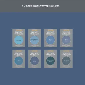 Rust-Oleum Blue Gloss Kitchen Cupboard Paint Tester Samples - 10ml