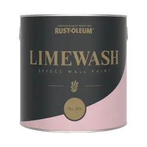 Rust-Oleum Pink Limewash Effect Wall Paint - No.204 2.5L