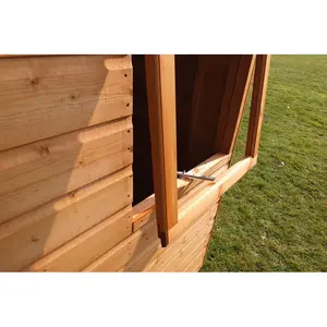 6 Ft. W x 4 Ft. D Shiplap Apex Wooden Shed No