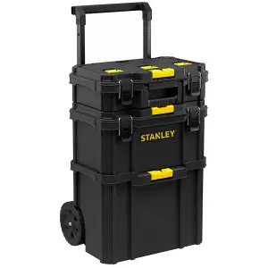 Stanley Mobile Rolling Toolbox 3 Section Portable Tool Box STA183319 STST83319-1