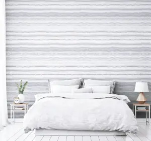 Arthouse Mineral White & Silver Wallpaper