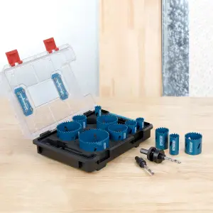 Erbauer Bi-metal steel 13 piece Holesaw set