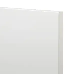 GoodHome Alisma High gloss white Slab Highline Cabinet door (W)150mm (H)715mm (T)18mm