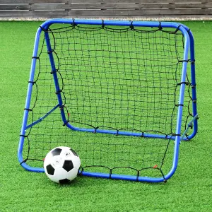 Costway Double-sided Football Training Net Pro Rebounder Net Kickback Target Goal